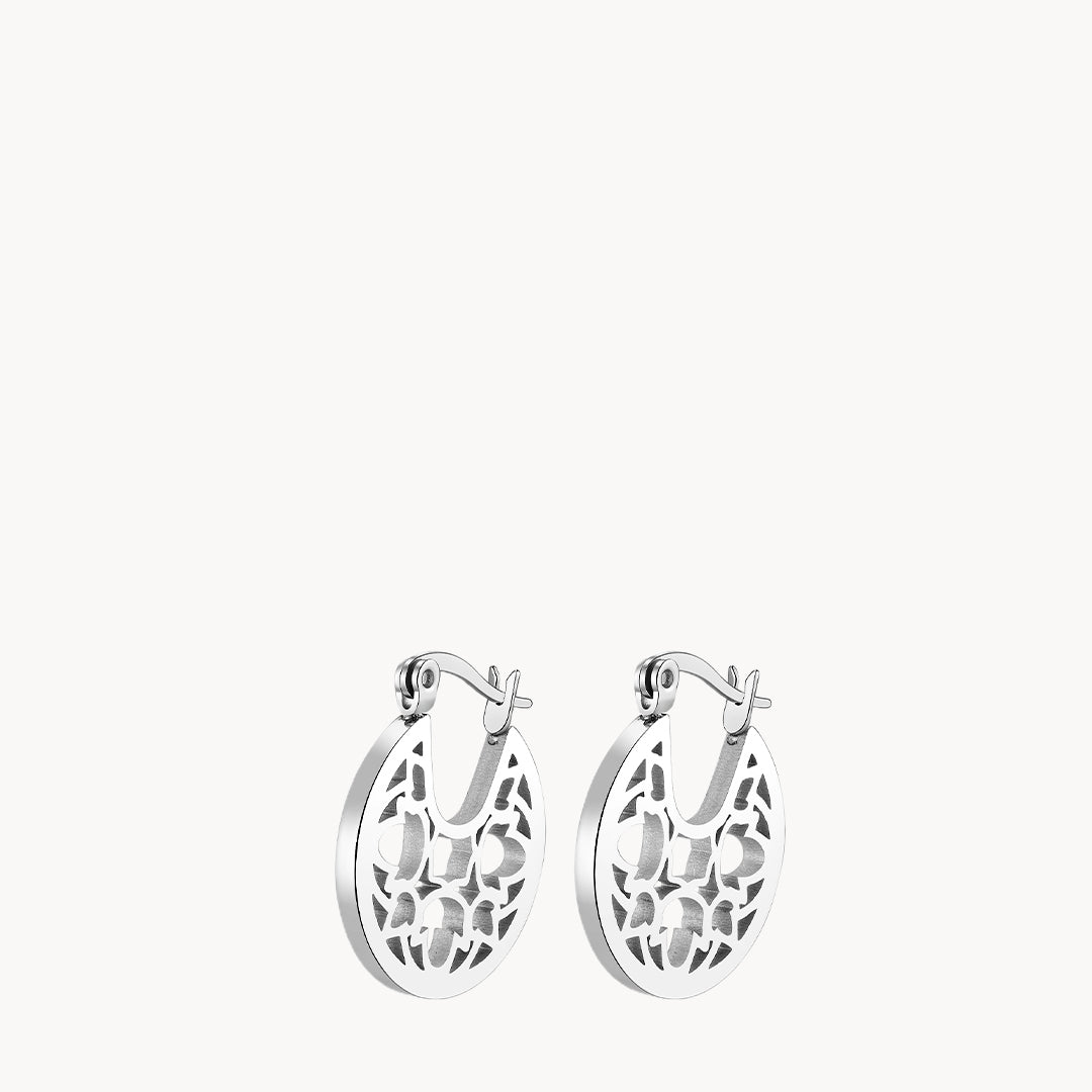 Friendship Hollow Maduma Silver Hoop Earrings