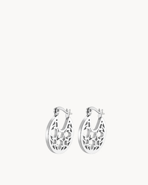 Friendship Hollow Maduma Silver Hoop Earrings
