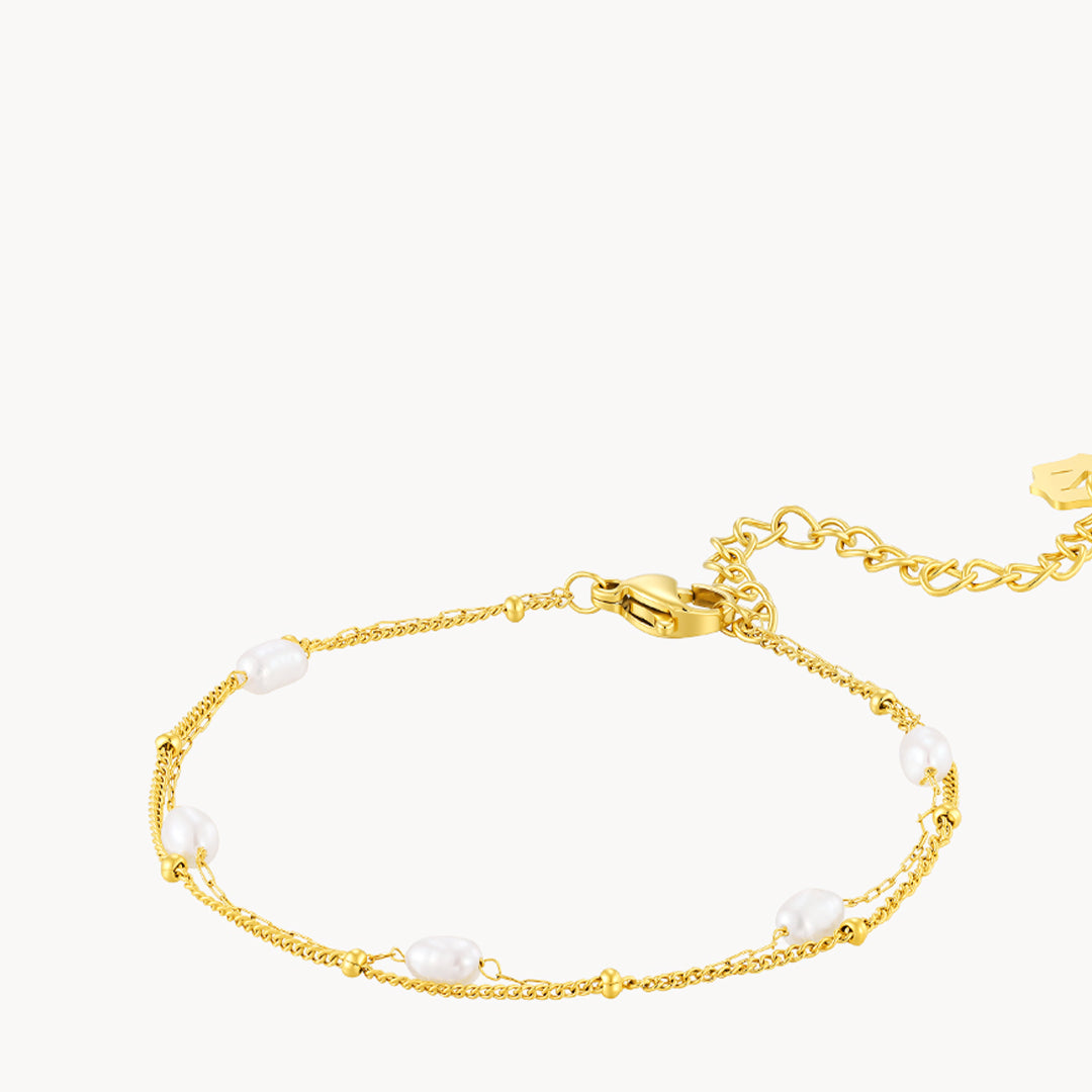 Double Layered Pearl Bracelet