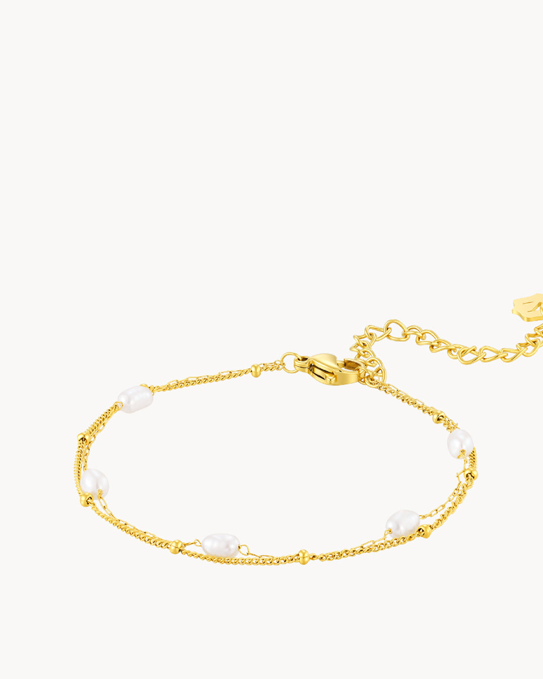 Double Layered Pearl Bracelet