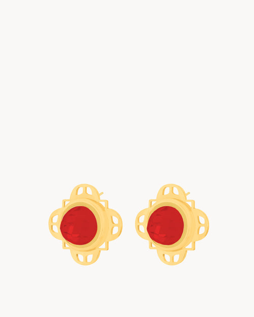 Mvintage Tritoni Dainty Twist Stud Earrings January