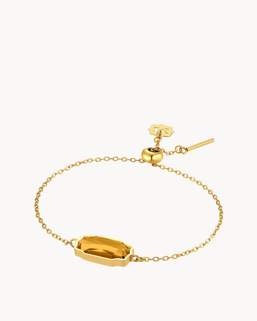 November Birthstone Happiness Bizzilla Adjustable Bracelet