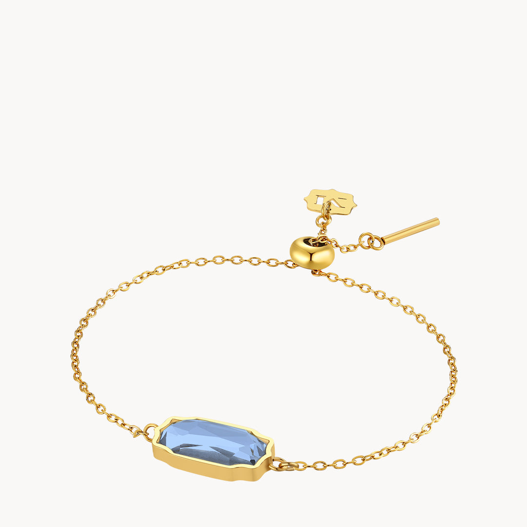 December Birthstone Uniqueness Bizzilla Adjustable Bracelet