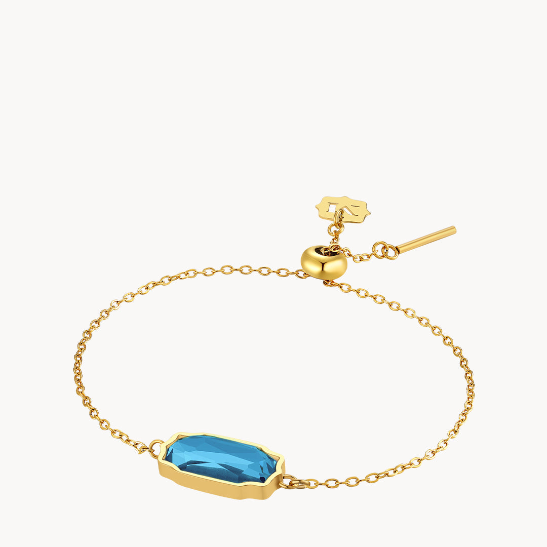 September Birthstone Wisdom Bizzilla Adjustable Bracelet