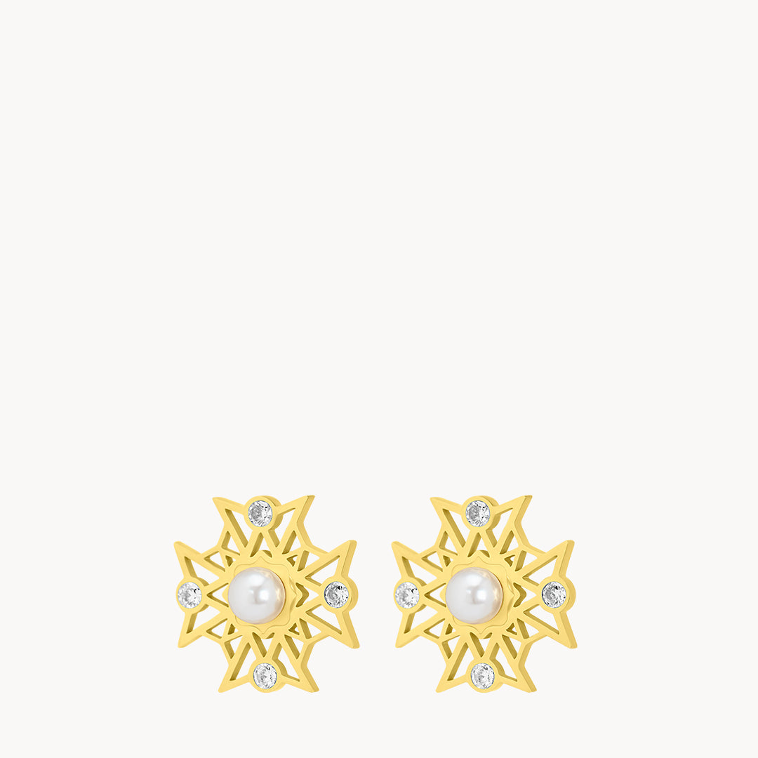 Timeless Pearl Kavallieri Stud Earrings