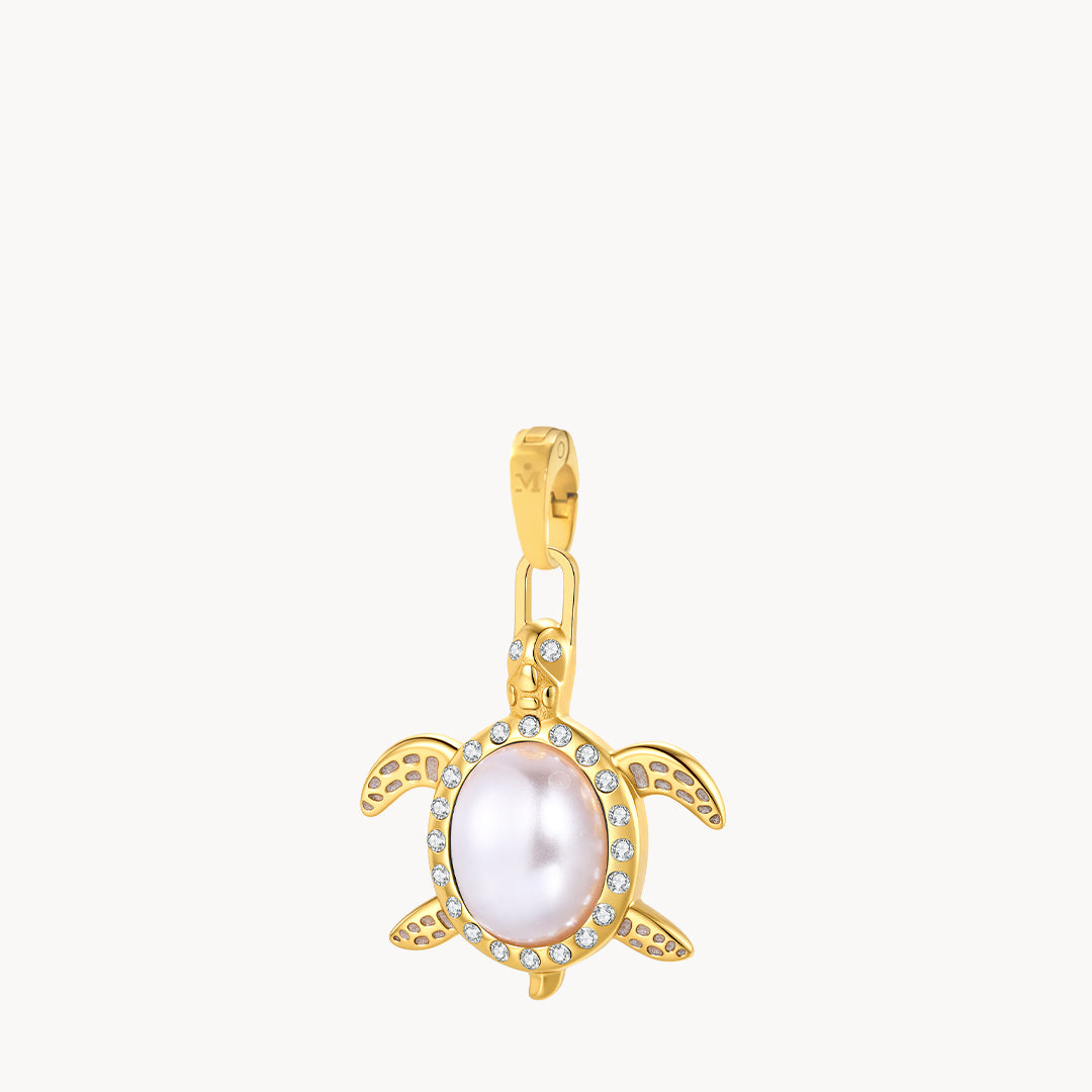 Timeless Pearl Turtle Pendant
