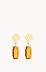 November Birthstone Happiness Bizzilla Dangling Earrings