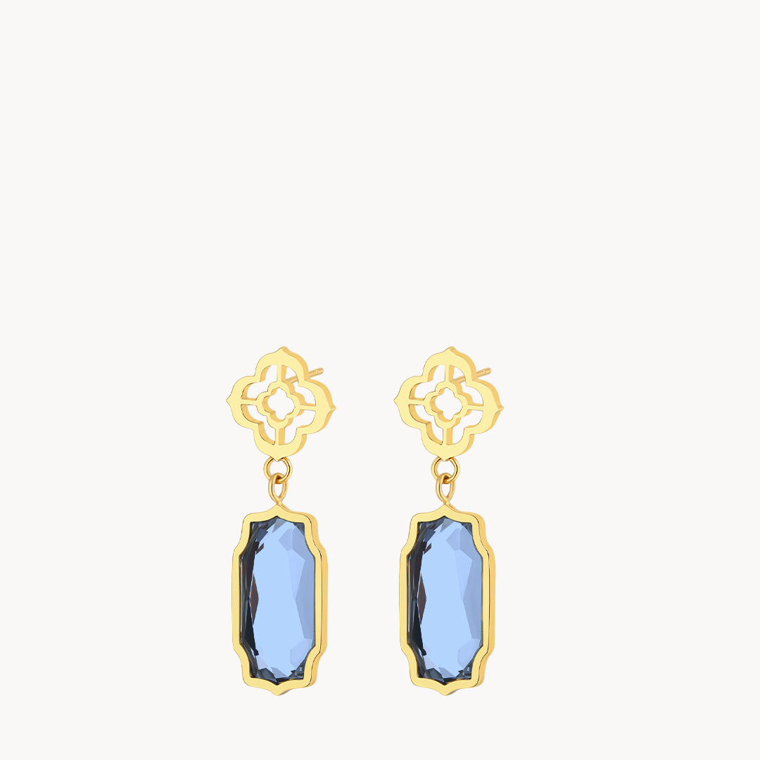 December Birthstone Uniqueness Bizzilla Dangling Earrings