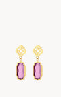 February Birthstone Devotion Bizzilla Dangling Earrings