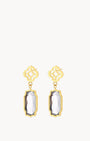 April Birthstone Hope Bizzilla Dangling Earrings