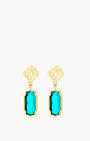 May Birthstone Friendship Bizzilla Dangling Earrings