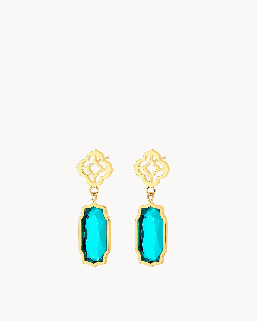 May Birthstone Friendship Bizzilla Dangling Earrings
