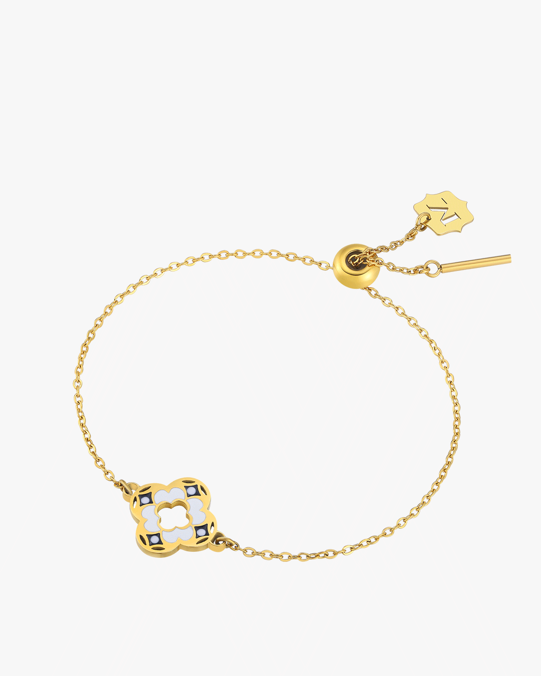 Bizzilla Black And White Reversible Adjustable Bracelet – Mvintage
