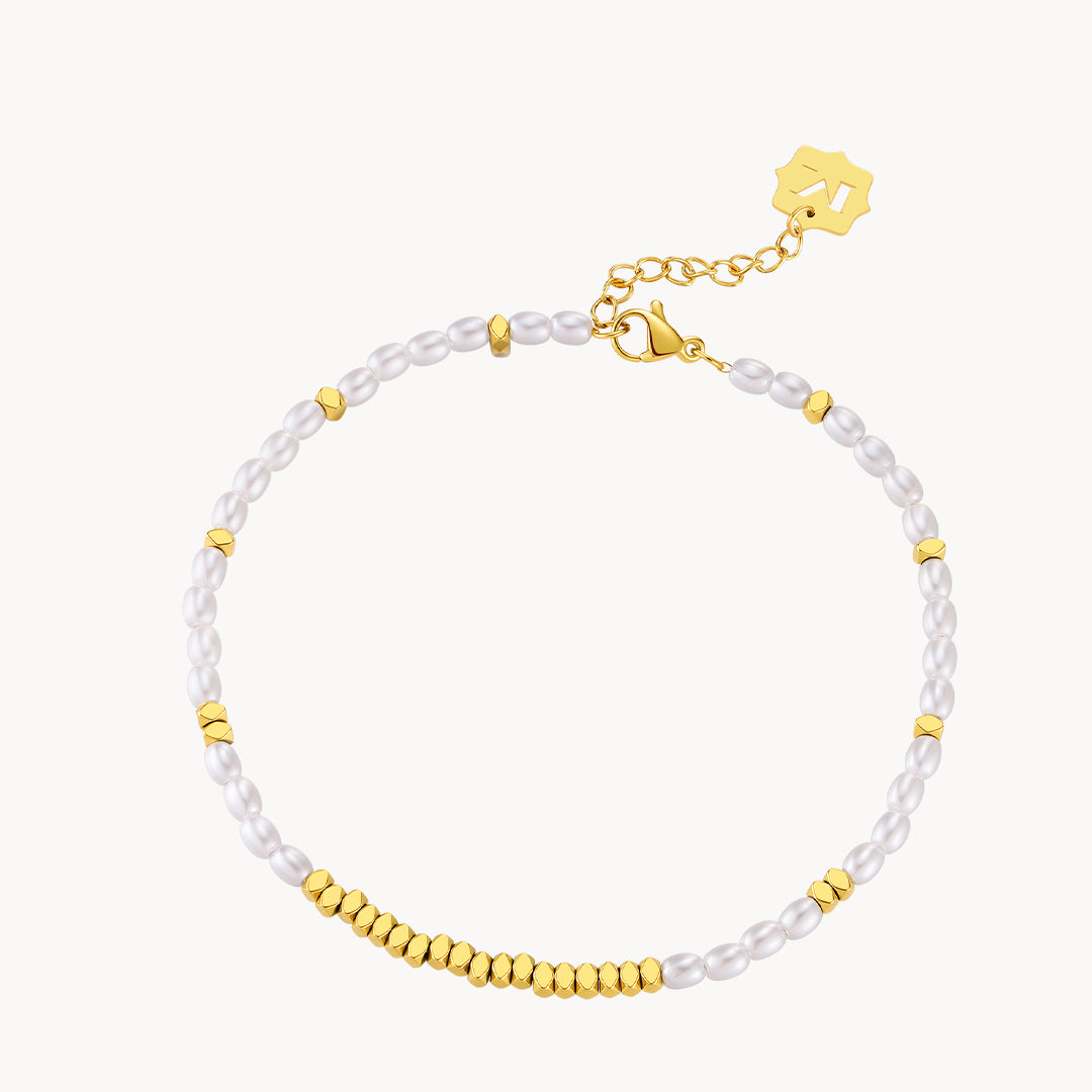 Pearl Beaded Anklet