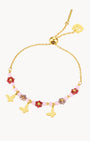 Beaded Butterfly Adjustable Bracelet