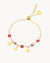 Beaded Butterfly Adjustable Bracelet