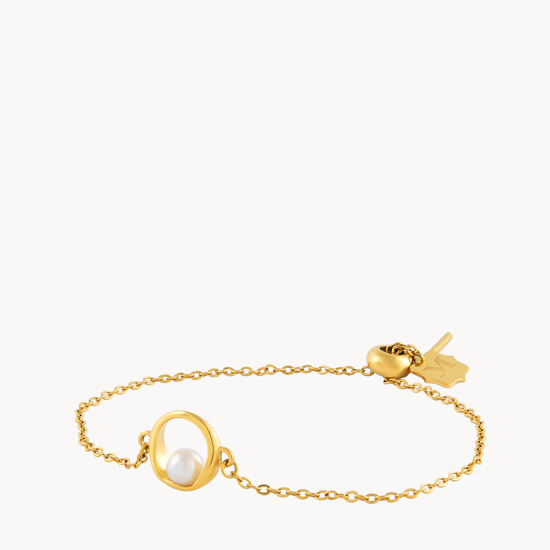 Infinite Pearl Adjustable Bracelet