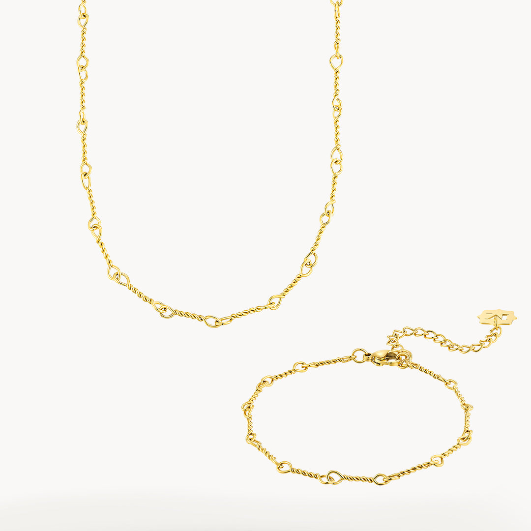 Twisted Bar Link Set
