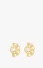 Mithna Statment Stud Earrings