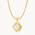 Dainty Twist Hope Birthstone Pendant Set