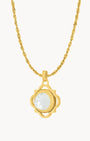 Dainty Twist Hope Birthstone Pendant Set