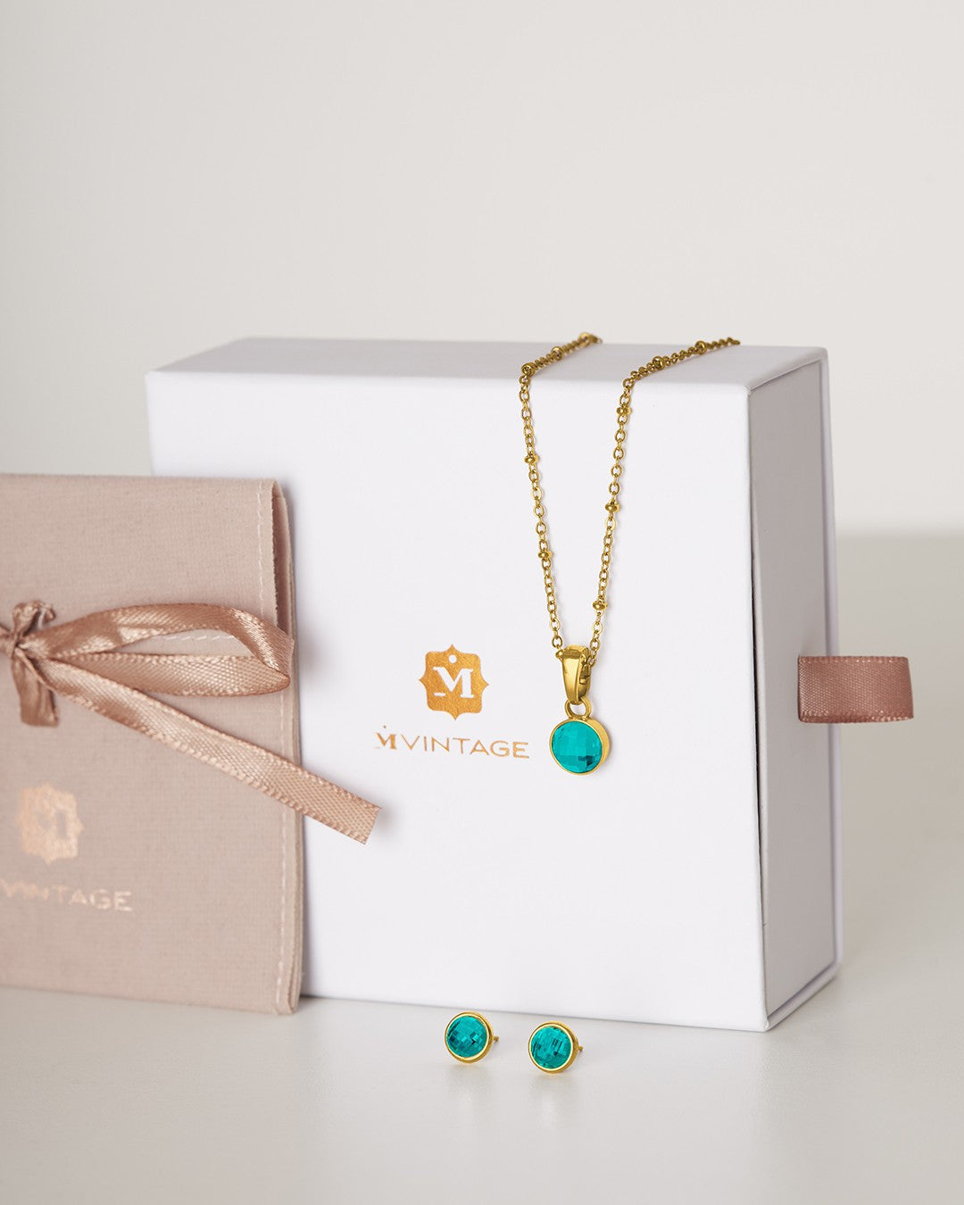 May Friendship Dainty Birthstone Set