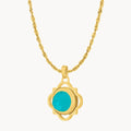 Dainty Twist Friendship Birthstone Pendant Set