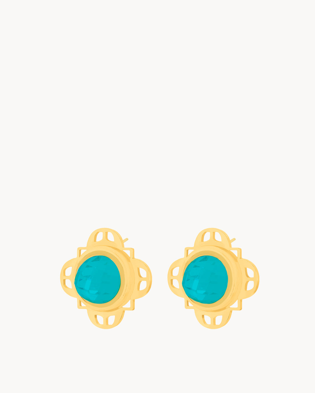 Mvintage Tritoni Dainty Twist Stud Earrings May