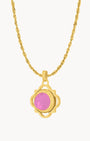 Dainty Twist Joy Birthstone Pendant Set