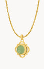 Dainty Twist Beauty Birthstone Pendant Set