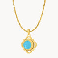 Dainty Twist Wisdom Birthstone Pendant Set