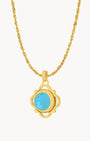 Dainty Twist Wisdom Birthstone Pendant Set