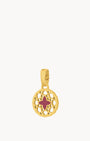 Dainty Dreamcatcher Pendant, Gold