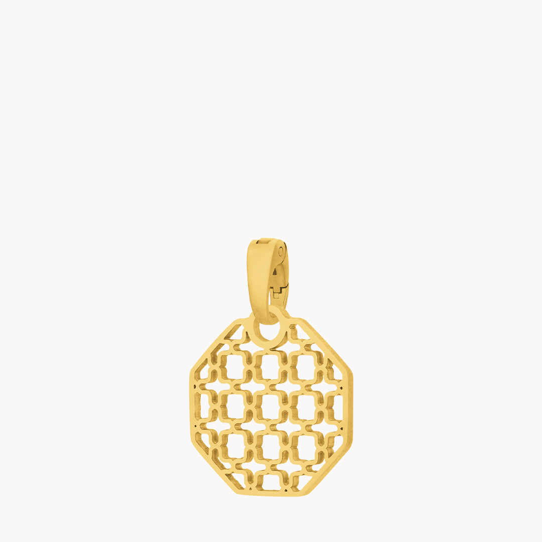 Octagon Heritage Pendant, Gold