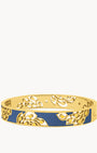 Blue Inspiration Feather Wreath Bangle
