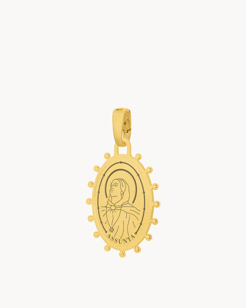 Marija Assunta Pendant, Gold