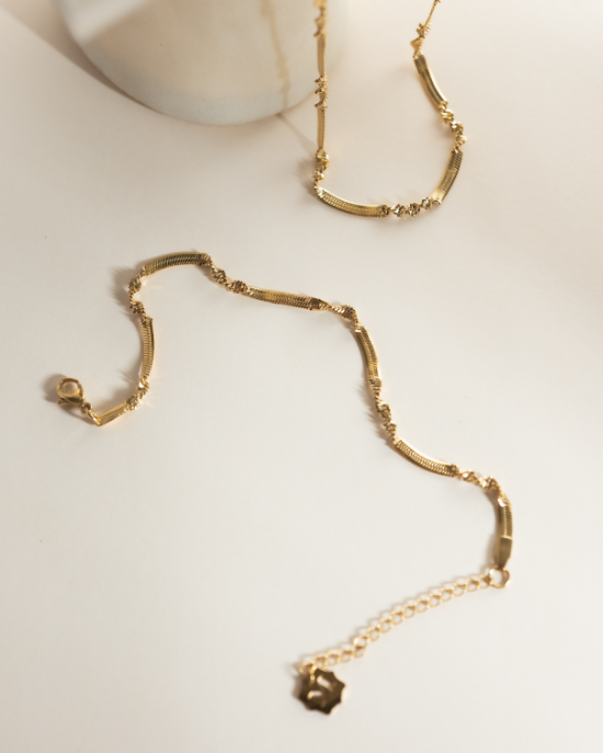 Twisted Snake Bracelet, Gold
