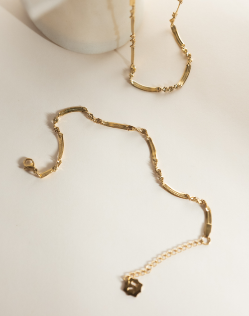Twisted Snake Bracelet, Gold