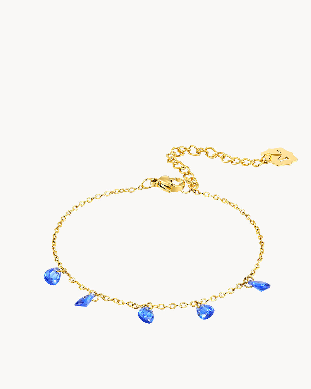 Blue Teardrop Bracelet