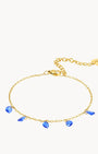 Blue Teardrop Bracelet