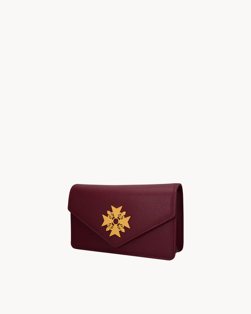Burgundy Kavallier Clutch Bag