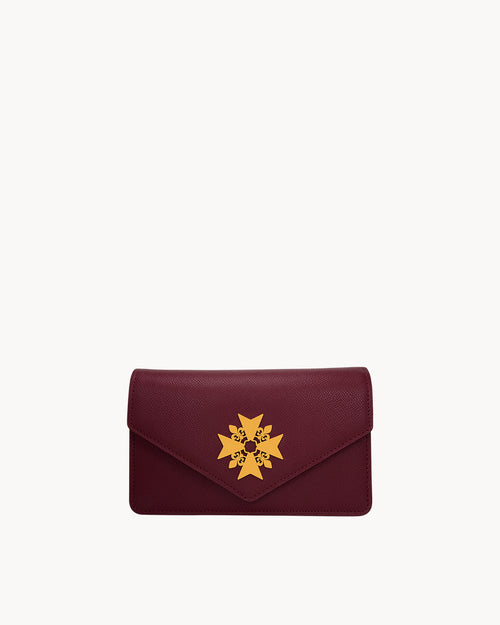Burgundy Kavallier Clutch Bag