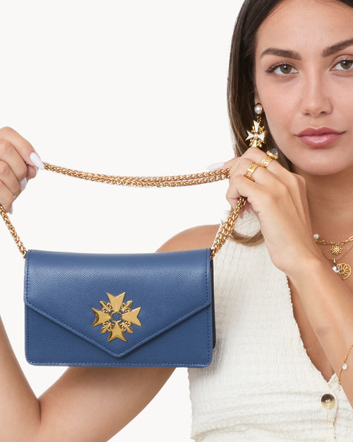 Blue Bloom Kavallier Clutch Bag