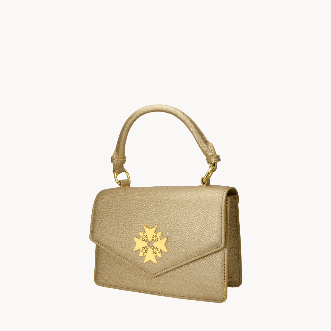 Soleil Gold Kavallier Handbag