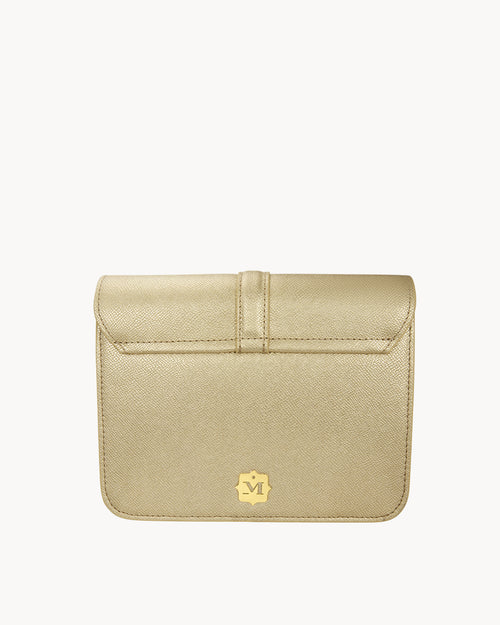 Soleil Gold Starlight Mvintage Twist Handbag