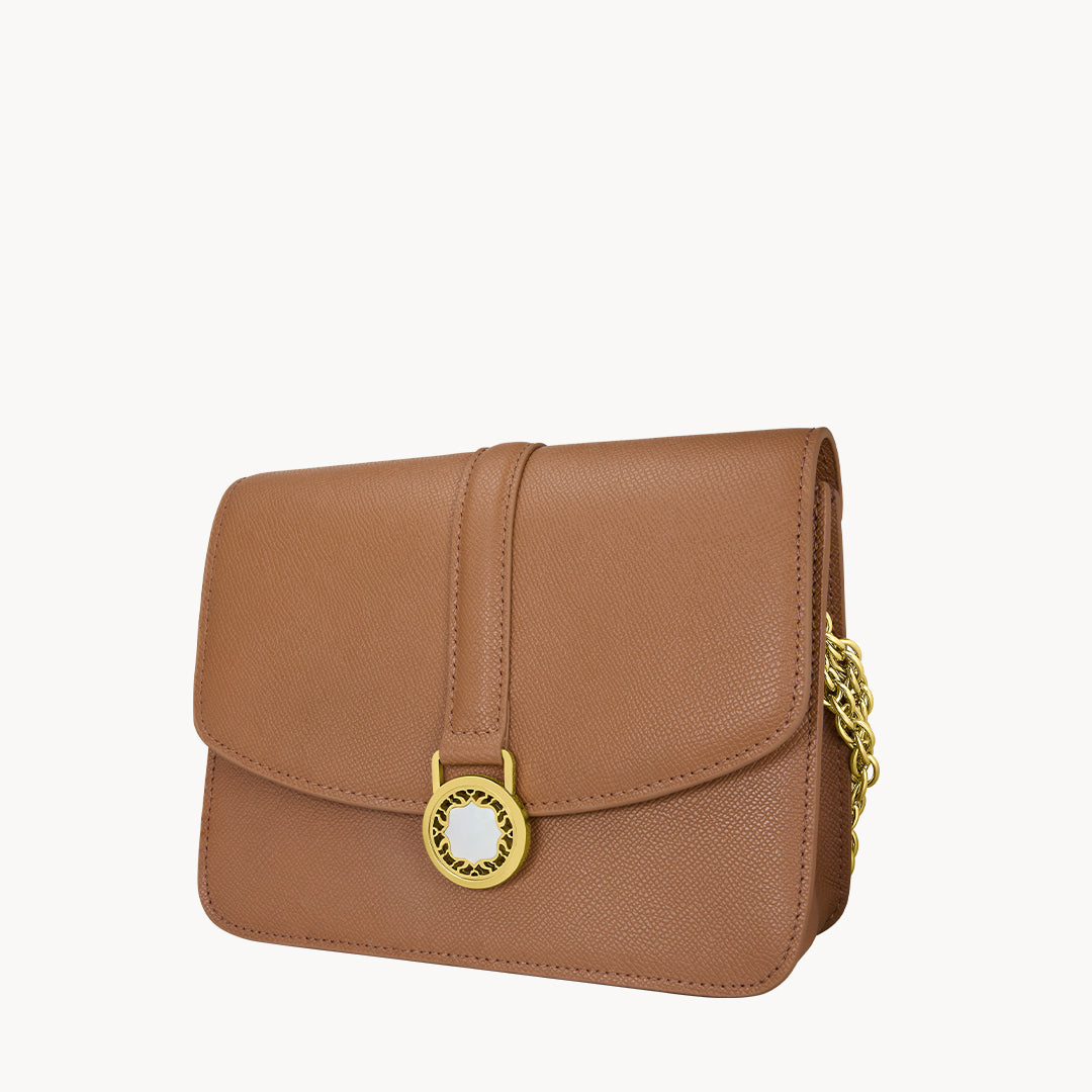 Maltese Mocha Mvintage Twist Handbag