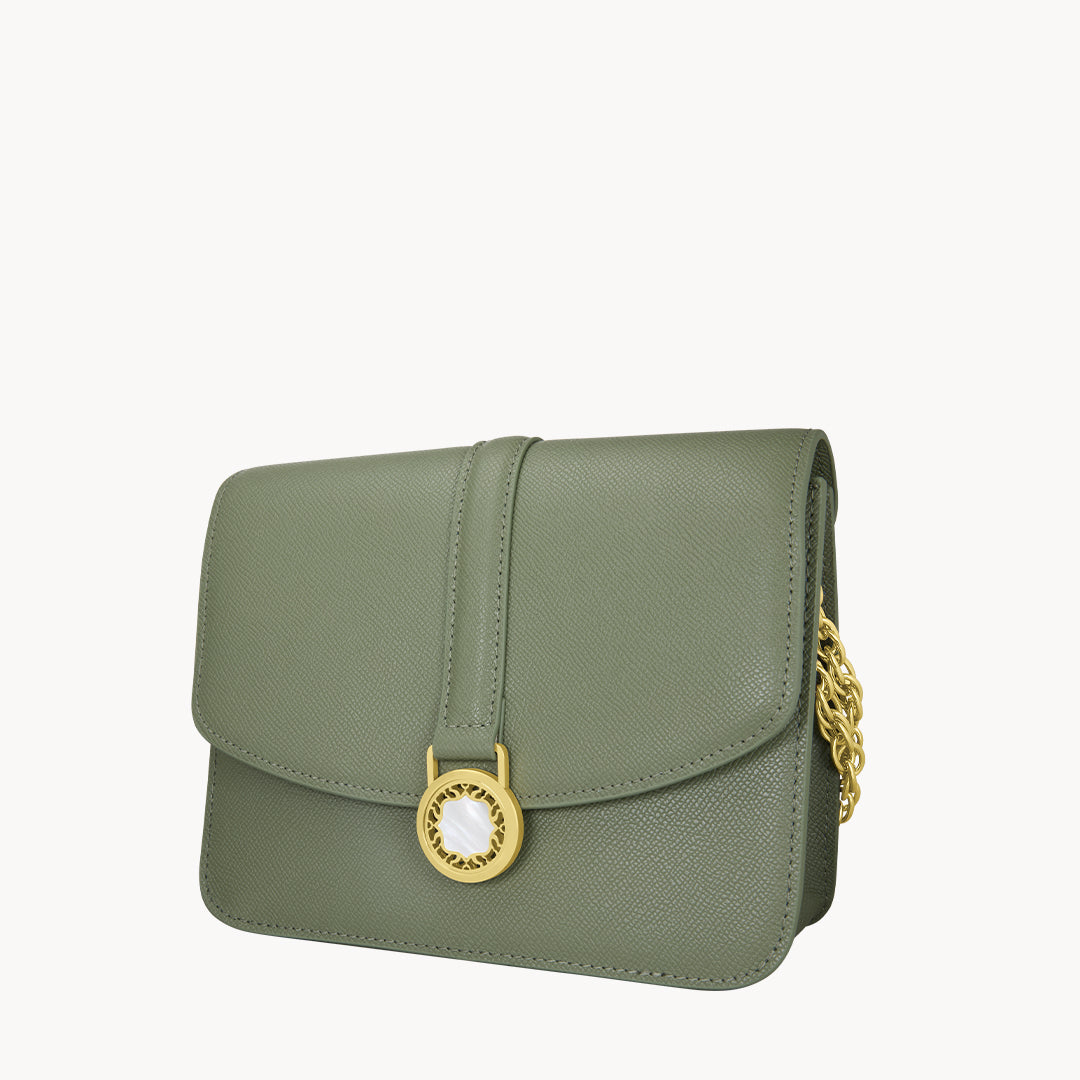 Olive Khaki Mvintage Twist Handbag