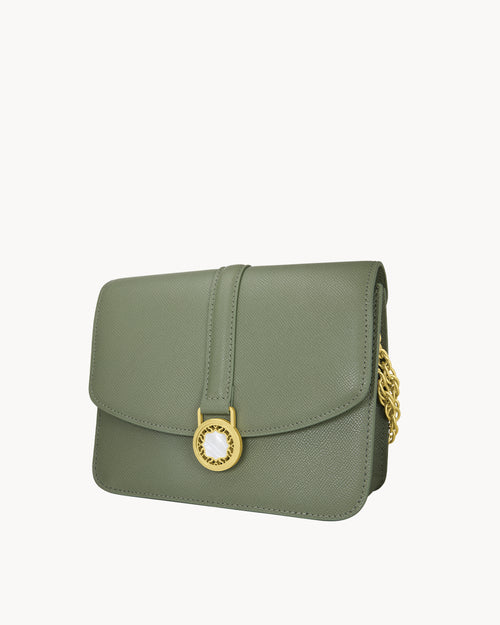Olive Khaki Mvintage Twist Handbag