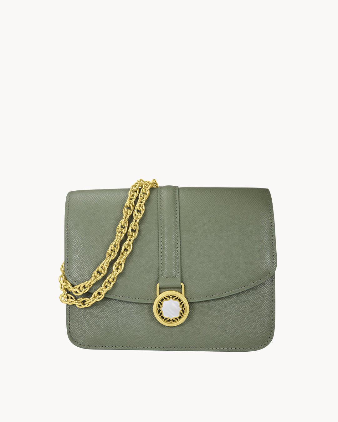 Olive Khaki Mvintage Twist Handbag