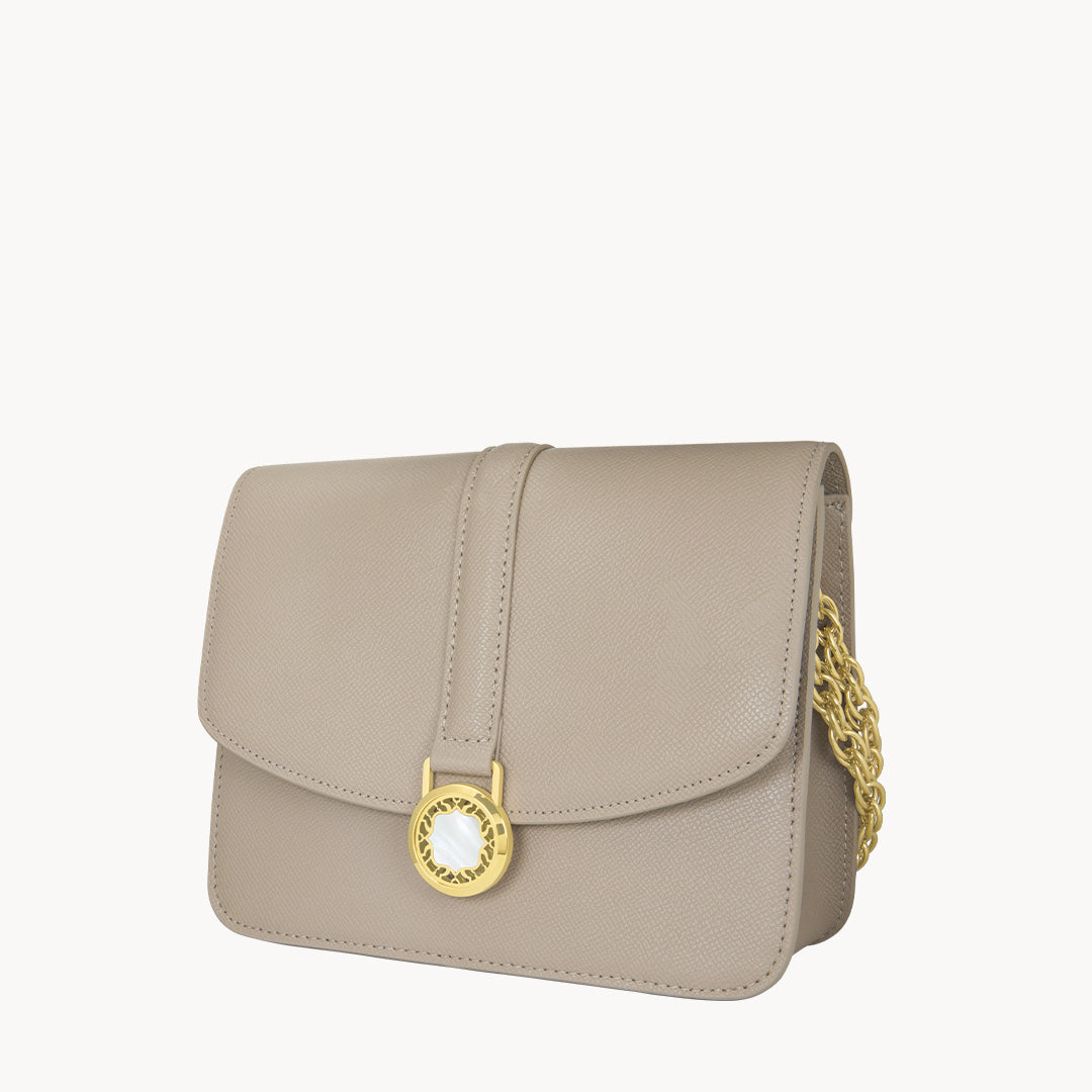 Sandy Taupe Mvintage Twist HandBag